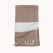 Load image into Gallery viewer, Hand Towel - Diamond - Almond

