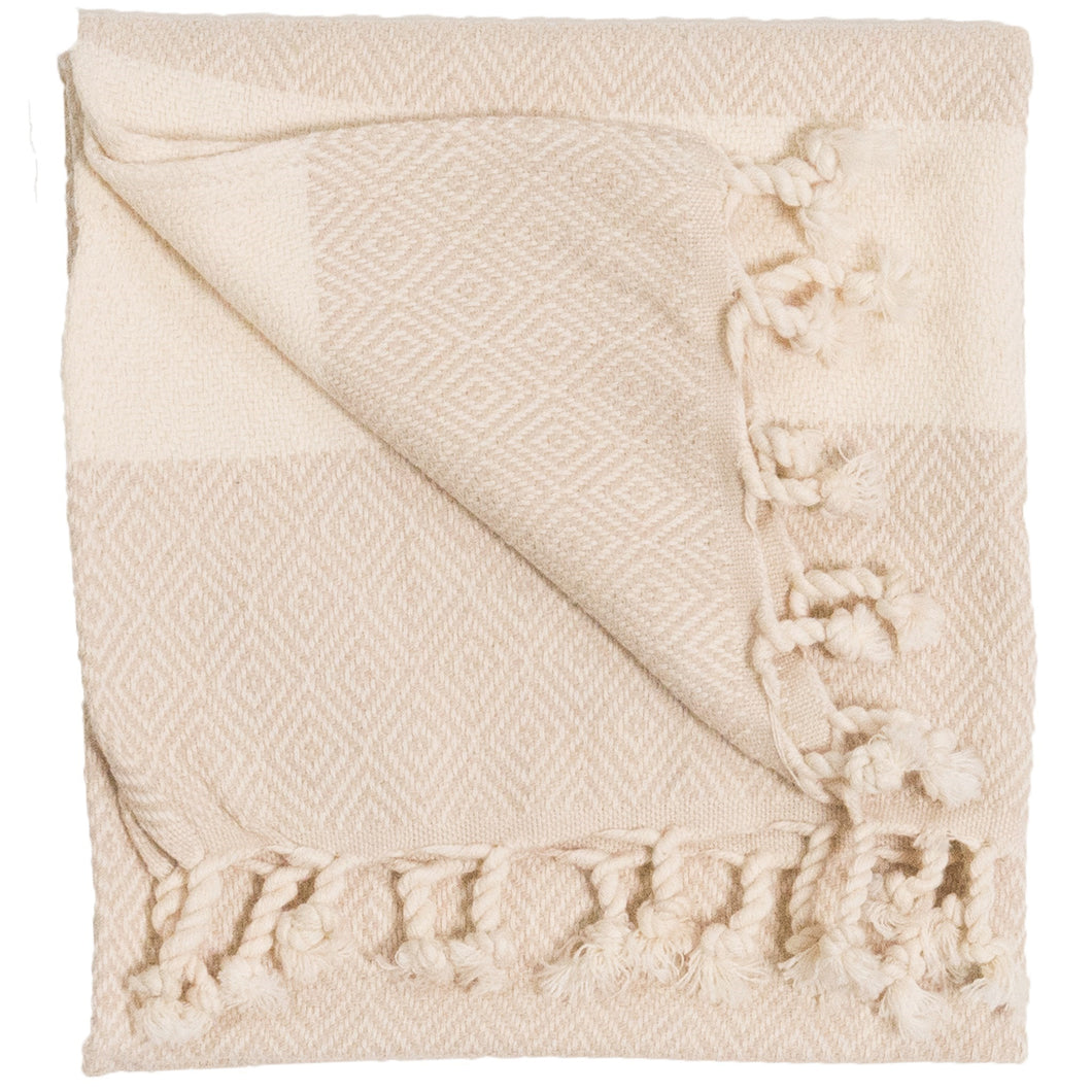 Hand Towel - Diamond - Cream