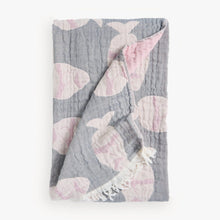 Load image into Gallery viewer, Towel - Fish - Blush/Grey
