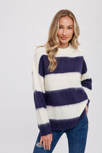 Load image into Gallery viewer, Twila Fuzzy Stripe Pullover
