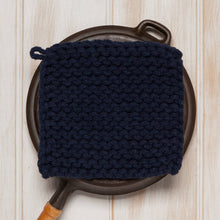 Load image into Gallery viewer, Danica Brands - Midnight Blue Knit Potholder
