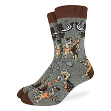 Load image into Gallery viewer, Good Luck Sock - Men's Cavemen Socks
