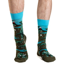 Load image into Gallery viewer, Good Luck Sock - Men's Dinosaur World Socks

