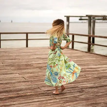 Load image into Gallery viewer, Cotton Maxi Boho Dress - Somewhere Beyond The Sea
