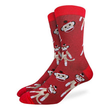 Load image into Gallery viewer, Good Luck Sock - Men's Sock Monkeys Socks
