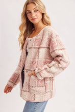 Load image into Gallery viewer, Bluivy - Blush Pink/Brown Jacket
