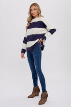Load image into Gallery viewer, Twila Fuzzy Stripe Pullover

