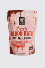 Load image into Gallery viewer, Happy Hippo Bath - Dex's Blood Bath - Mini Bath Bombs- Gift Bag
