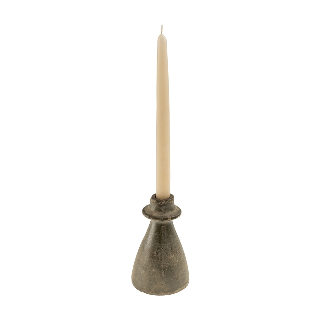 Arta Terracotta Taper Candle Holder - Small - Relic