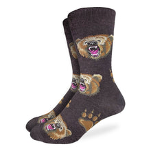 Load image into Gallery viewer, Good Luck Sock - Men's Grizzly Bears Socks
