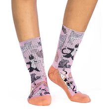 Load image into Gallery viewer, Good Luck Sock - Women's Yoga Cats Socks

