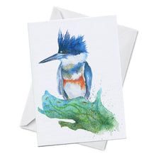 Load image into Gallery viewer, Oladesign - Greeting Card - King Landing - King Fisher Bird
