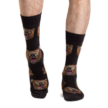 Load image into Gallery viewer, Good Luck Sock - Men's Grizzly Bears Socks
