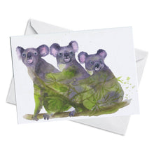 Load image into Gallery viewer, Oladesign - Greeting Card - Huddle Up - Cute Animals
