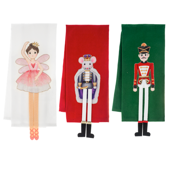 Nutcracker Sugarplum Fairies Tea Towels