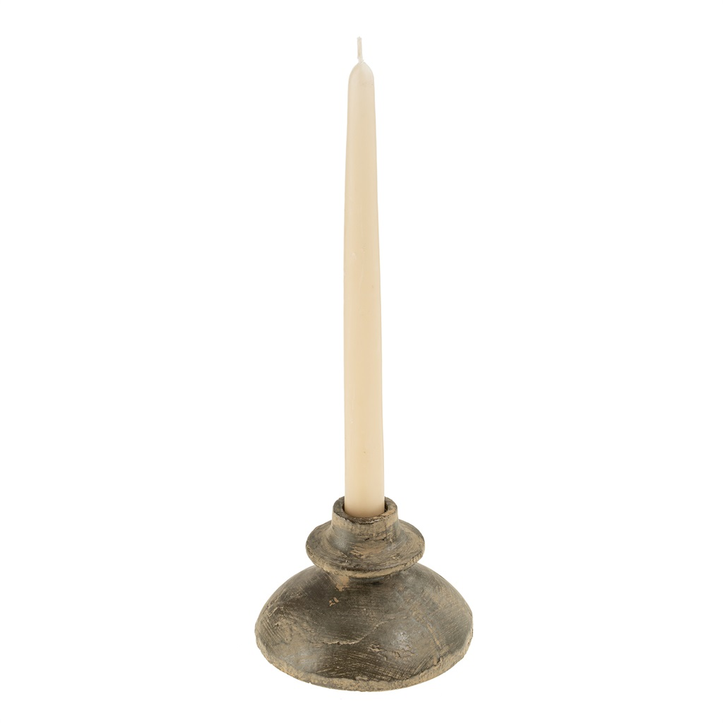 Arta Terracotta Base Candle Holder - Relic