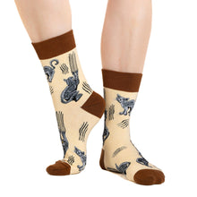 Load image into Gallery viewer, Good Luck Sock - Women's Scratchy Cats Socks
