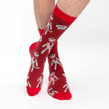 Load image into Gallery viewer, Good Luck Sock - Men's Sock Monkeys Socks
