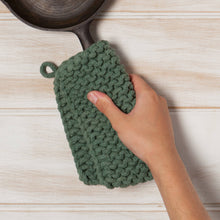 Load image into Gallery viewer, Danica Brands - Jade Green Knit Potholder
