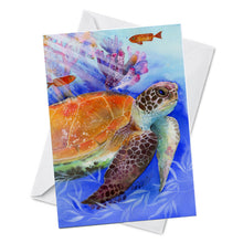 Load image into Gallery viewer, Oladesign - Greeting Card - Cruising - See Turtle
