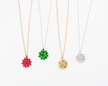 Load image into Gallery viewer, Holiday Bow Necklace
