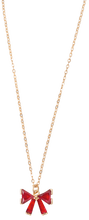 Load image into Gallery viewer, Holiday Crystal Bow Necklace
