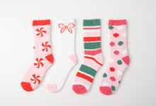 Load image into Gallery viewer, Bright Holiday Cozy Socks
