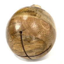 Load image into Gallery viewer, Mango Wood Jingle Bell - Natural 6&quot;
