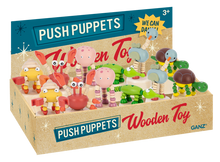 Load image into Gallery viewer, Wooden Coastal Push Puppet
