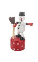 Load image into Gallery viewer, Holiday Wood Push-Up Puppets
