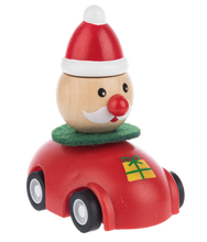 Load image into Gallery viewer, Holiday Wood Pullback Racers
