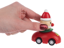 Load image into Gallery viewer, Holiday Wood Pullback Racers
