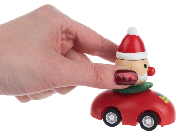 Holiday Wood Pullback Racers