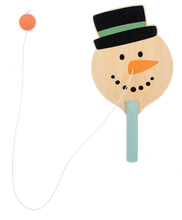 Load image into Gallery viewer, Holiday Wood Paddle Ball
