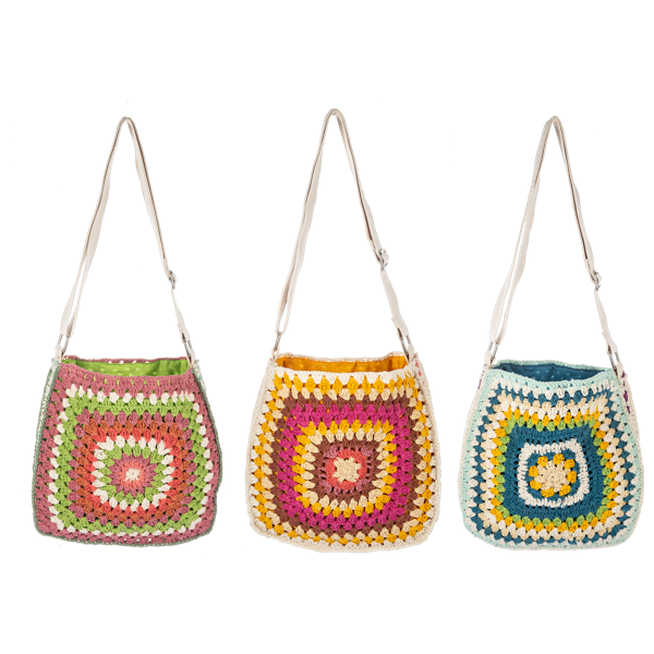 Vintage Granny Square Purse