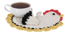Load image into Gallery viewer, Crochet Chicken Table Trivet
