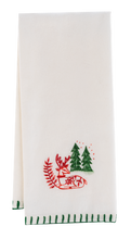 Load image into Gallery viewer, Embroidered Holiday Tea Towel
