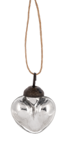 Load image into Gallery viewer, Tiny Trims Ornaments - Silver Heart Ornament
