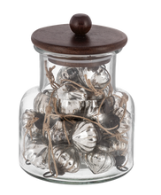 Load image into Gallery viewer, Tiny Trims Ornaments - Silver Mercury Onion Shape
