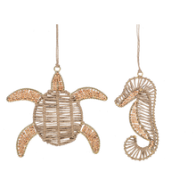 Load image into Gallery viewer, Coastal Ornament Seagrass Bead
