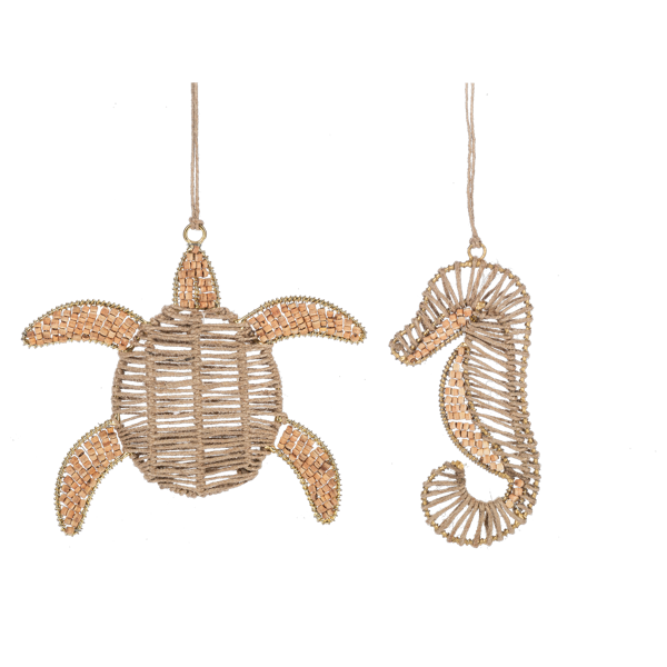 Coastal Ornament Seagrass Bead