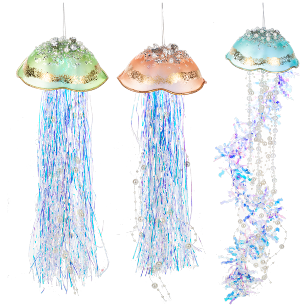 Colorful Jellyfish Ornaments