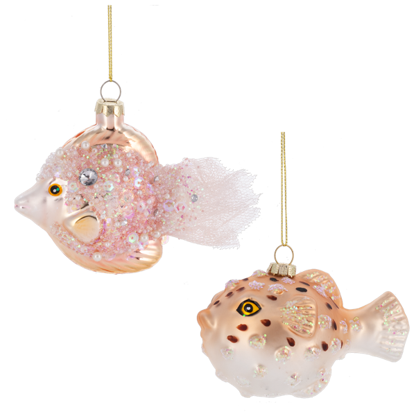 Jeweled Fish Ornaments