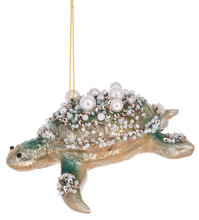 Load image into Gallery viewer, Jeweled Sea Turtle Ornament
