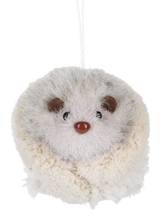 Load image into Gallery viewer, Snowy Hedgehog Ornament
