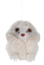 Load image into Gallery viewer, Snowy Hedgehog Ornament
