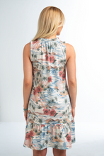 Load image into Gallery viewer, Hibiscus Palm Ruffle Dress
