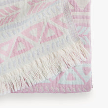 Load image into Gallery viewer, Abby Turkish Towel - Rose/Blue
