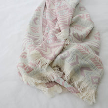 Load image into Gallery viewer, Abby Turkish Towel - Rose/Blue
