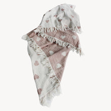 Load image into Gallery viewer, Have A Heart Turkish Towel - Shell
